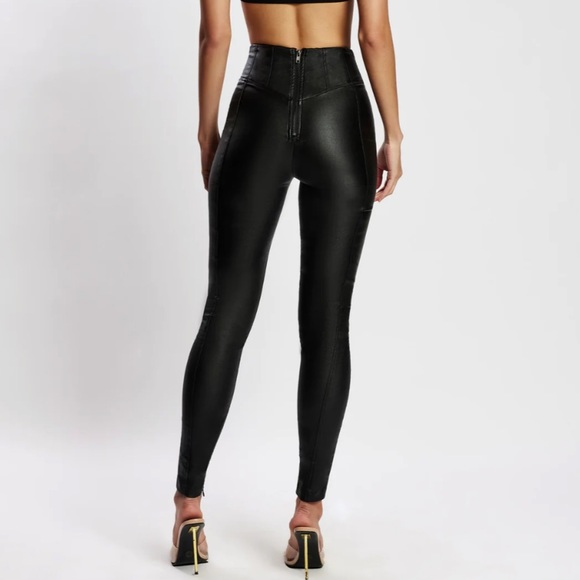 Meshki Leatherette Pants - Picture 2 of 7